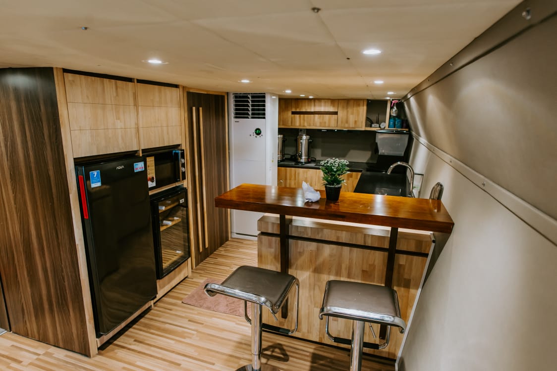 Bali Yachts - Affordable Bali Travel - Yacht9 Kitchen in Bali